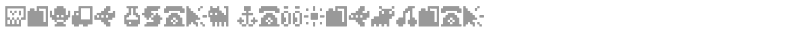 Pixel Icons Compilation font preview